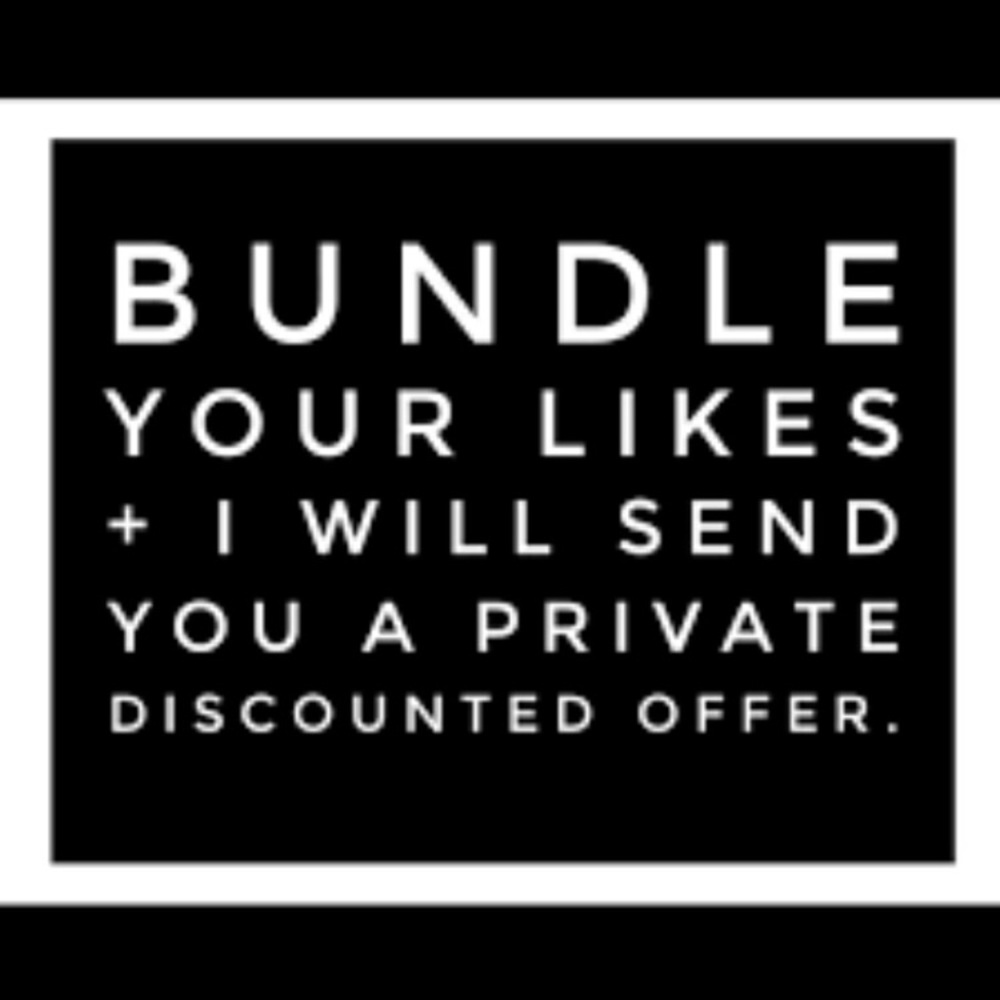 Bundle 3 items or more! 😍😍😍